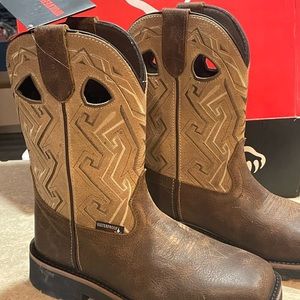 Wolverine Aztec Cowboy Boots, Womens Size 9